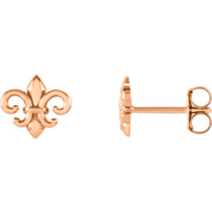 Decorative Fleur-De-Lis Trim or Earrings