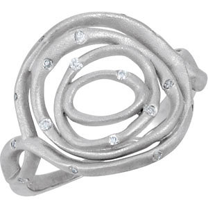 Diamond Circle Ring or Mounting