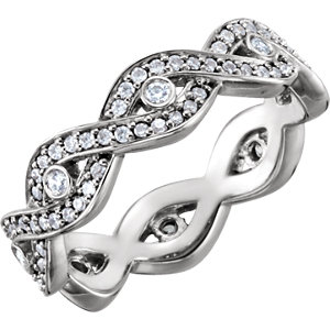 Infinity-Style Eternity Band