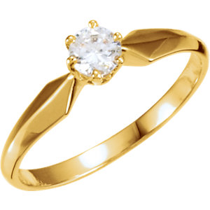 6-Prong Solitaire Engagement Ring or Band