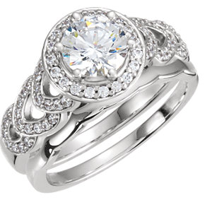 Halo-Style Engagement Ring