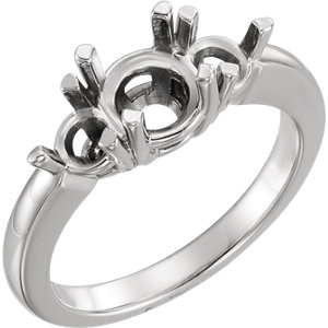 Three-Stone Engagement Ring or Band