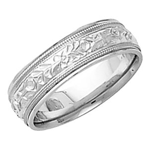 Comfort-Fit Milgrain Band