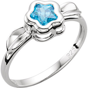 BFlower™ Youth Cubic Zirconia Ring