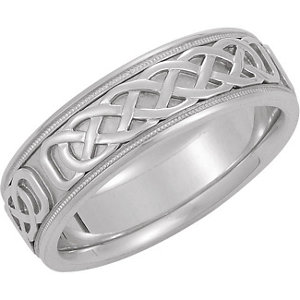 Celtic Design 7mm Band