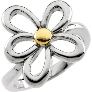 Floral Design Ring