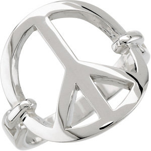 Peace Sign Ring