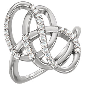 Diamond Freeform Ring or Mounting