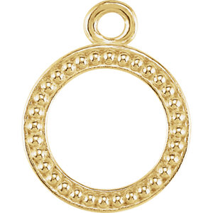 Granulated Design Toggle Ring