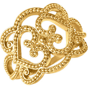 Granulated Metal Ring