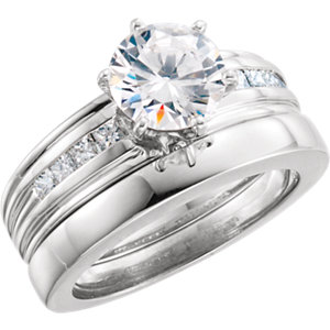 Channel Set Engagement Ring or Band