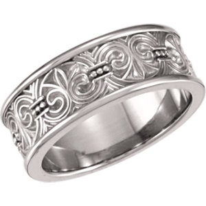 Fleur-de-lis Continuous Pattern Band