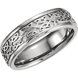 Celtic Design 7mm Band
