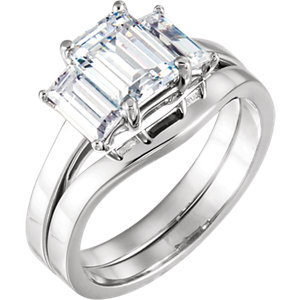 Three-Stone Engagement Ring or Band