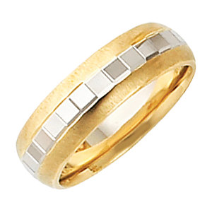 Comfort-Fit Two-Tone Band