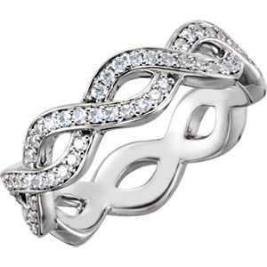 Infinity-Style Eternity Band