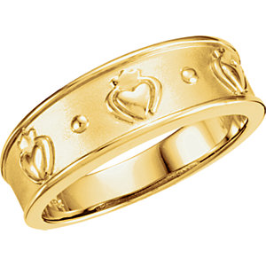 Claddagh Design 8.25mm Bands