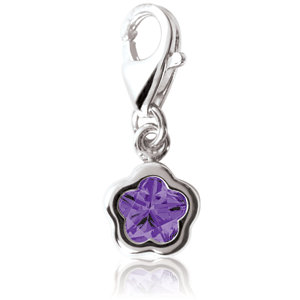 BFlower™ Youth Cubic Zirconia Charm