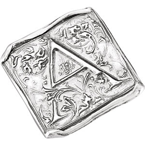 Posh MommyÂ® Vintage Initial Ring