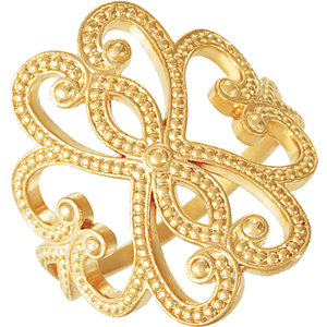 Granulated Metal Ring