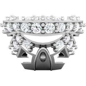 Solitaire Connectionsâ„¢ Designer Accented Collar Component