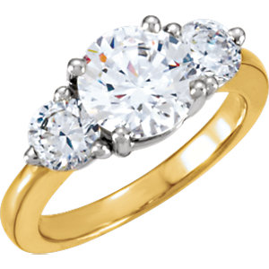 Three-Stone Engagement Ring or Band
