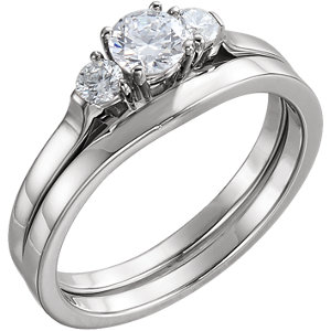 Three-Stone Engagement Ring or Band