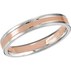 Comfort-Fit Two-Tone Band