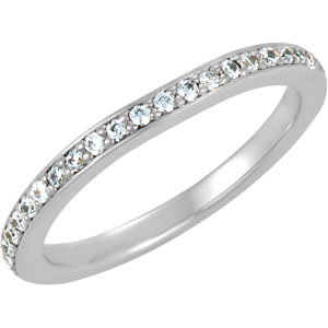 Bezel Set Solitaire Engagement Ring or Band