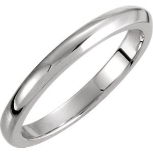 Solstice Solitaire® Tapered Knife Edge Band